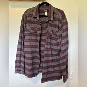 Patagonia striped flannel